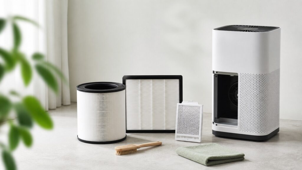 Unbranded hepa air purifiers products arranged for a careful buying comparison