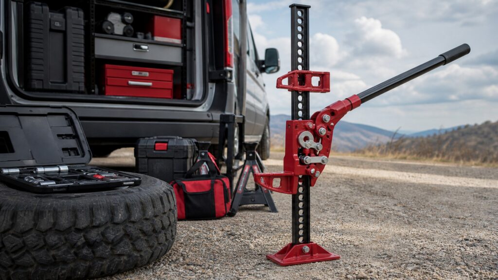 high lift jacks shopping setup for mobile mechanic kits with practical vehicle-focused details