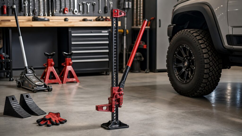 high lift jacks shopping setup for vehicle lifting equipment tool selection with practical vehicle-focused details