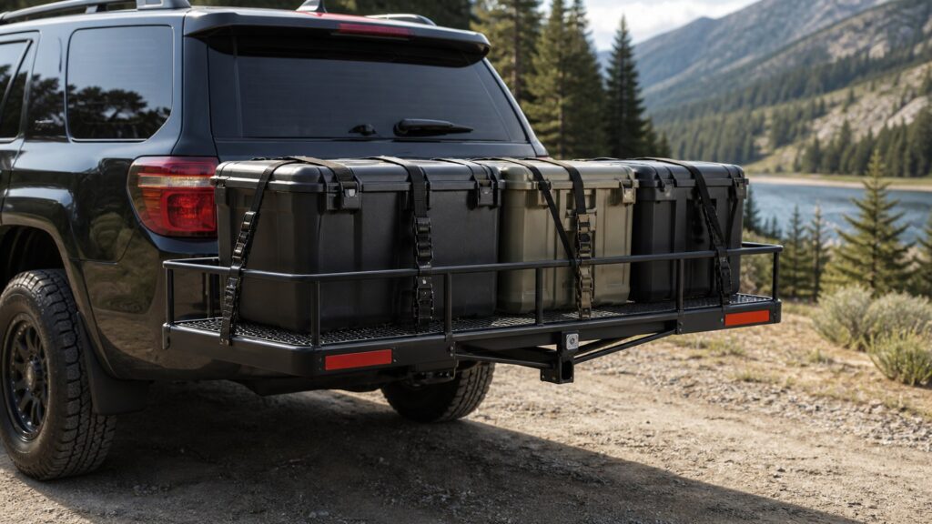 hitch cargo carriers shopping setup for cargo carriers load planning with practical vehicle-focused details