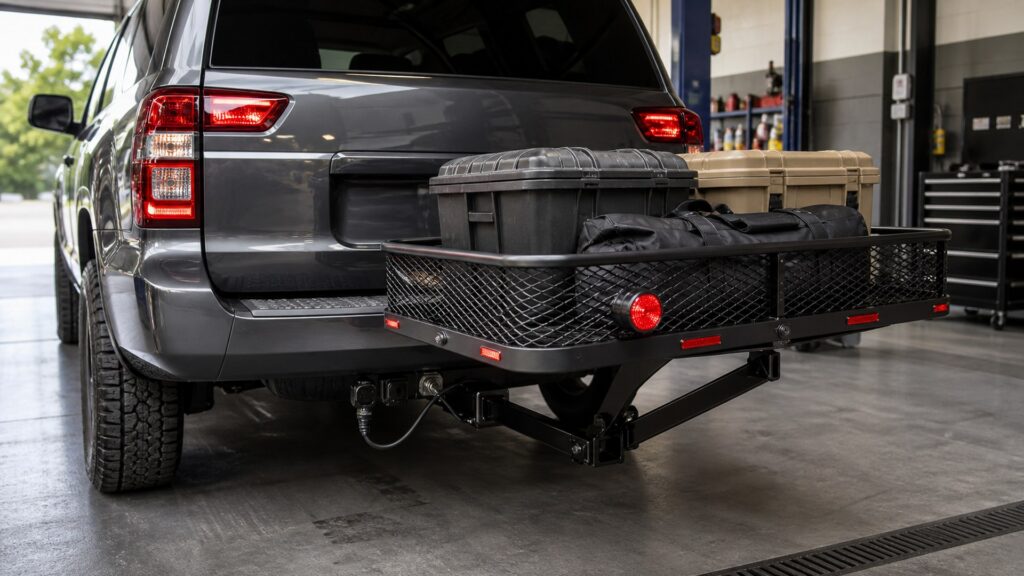 hitch cargo carriers shopping setup for trailer wiring and braking with practical vehicle-focused details
