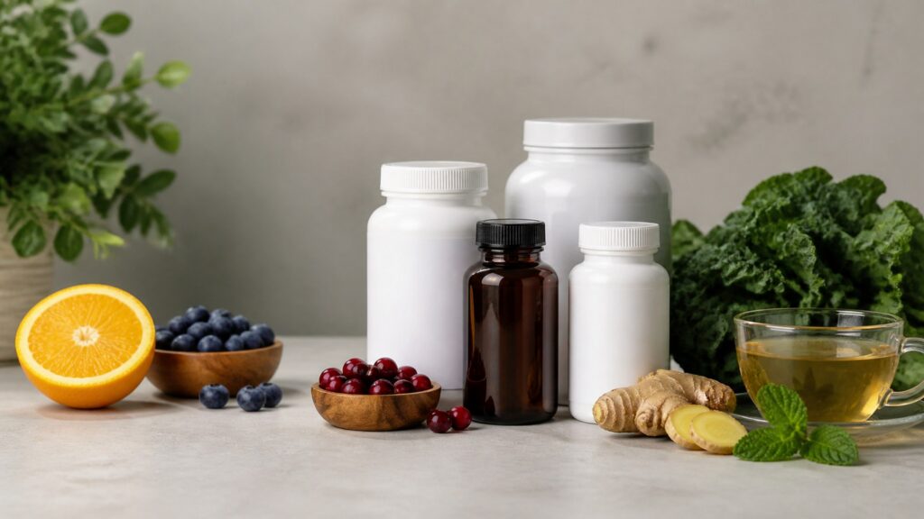 Unbranded joint & bone supplements products arranged for a careful buying comparison