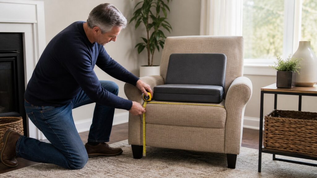 Unbranded lift assist devices arranged to compare base footprint and surface grip