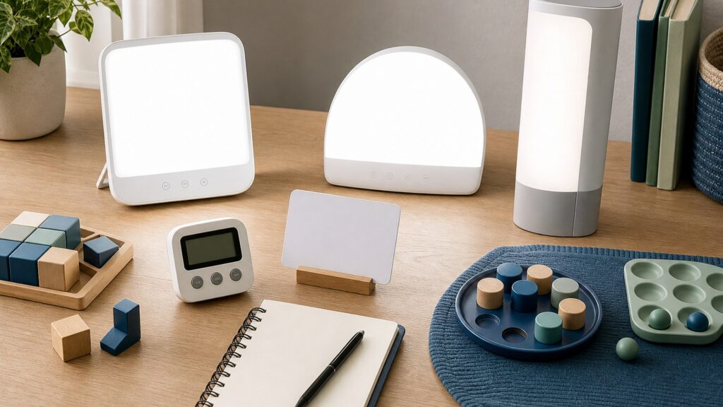 Unbranded light therapy devices products arranged for a careful buying comparison