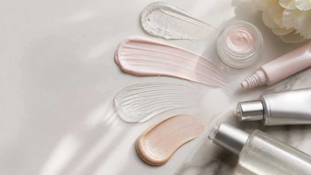 Unbranded editorial arrangement illustrating How to Choose Makeup Primers for Mature Skin