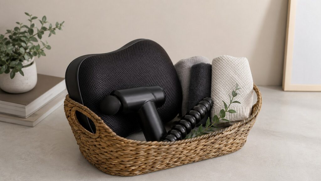 Unbranded massage therapy devices products arranged for a careful buying comparison