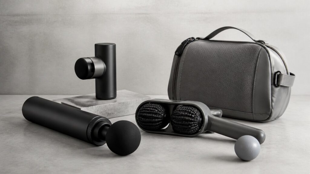 Unbranded massage therapy devices products arranged for a careful buying comparison