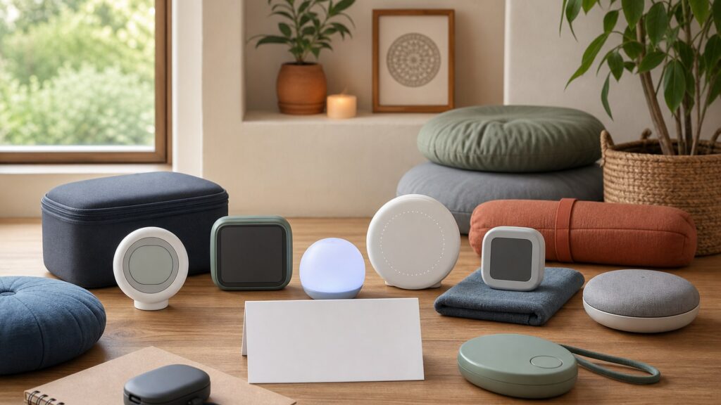 Unbranded meditation devices products arranged for a careful buying comparison
