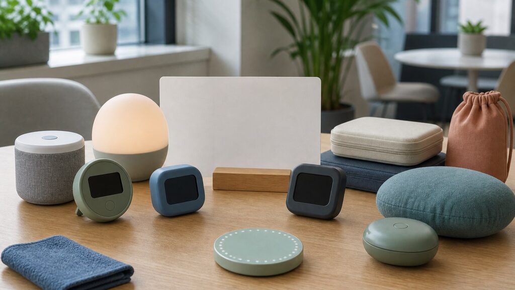 Unbranded meditation devices products arranged for a careful buying comparison
