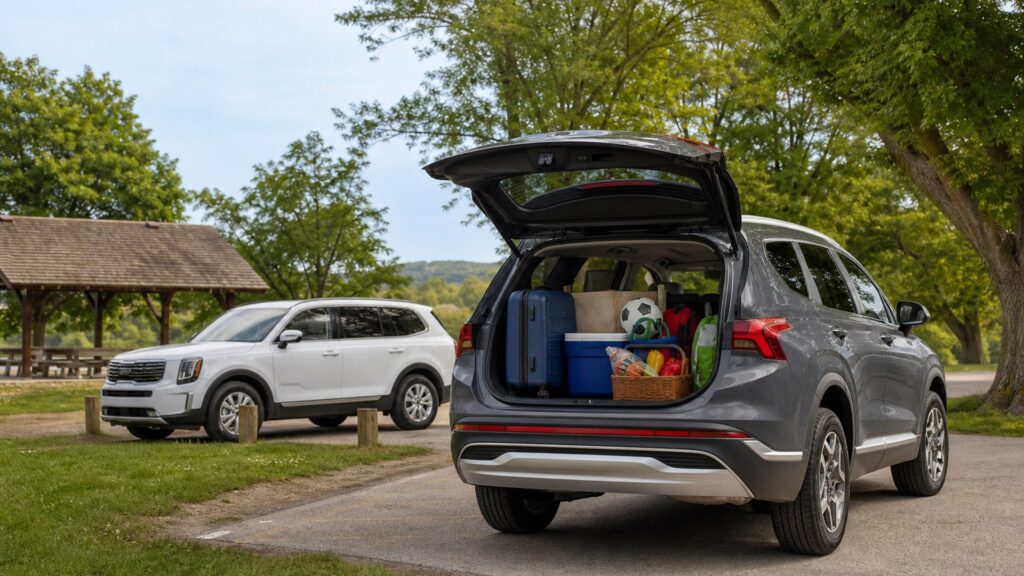 midsize suvs shopping setup for family and cargo needs with practical vehicle-focused details