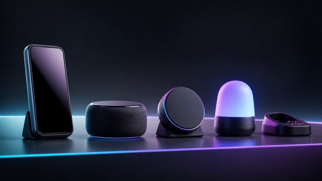 Unbranded mindfulness audio devices products arranged for a careful buying comparison
