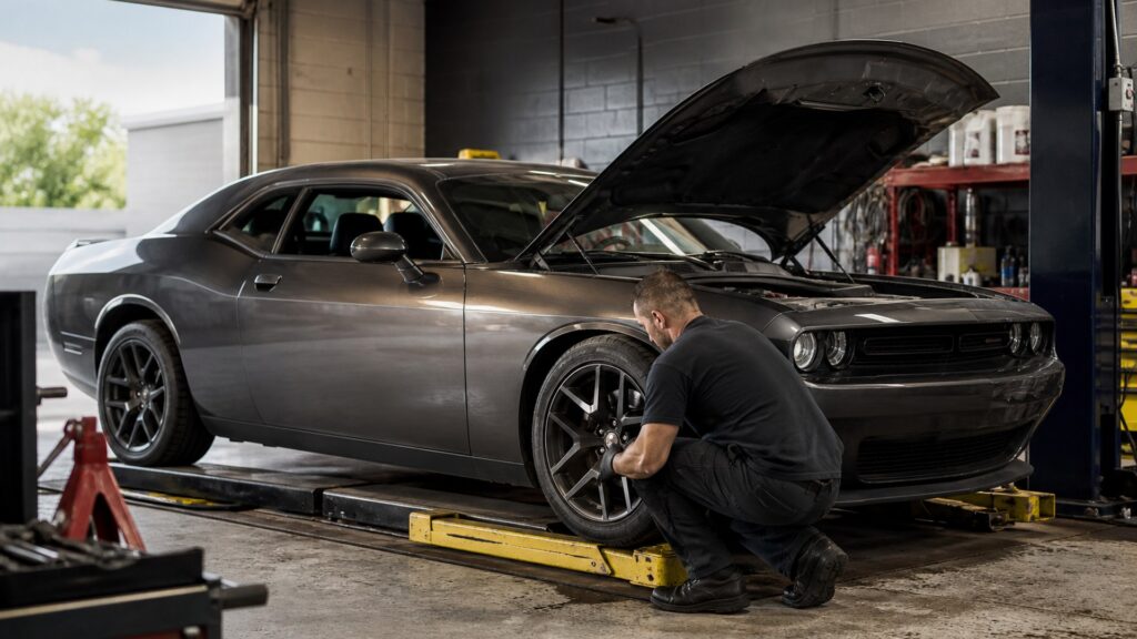 muscle cars shopping setup for insurance and maintenance costs with practical vehicle-focused details