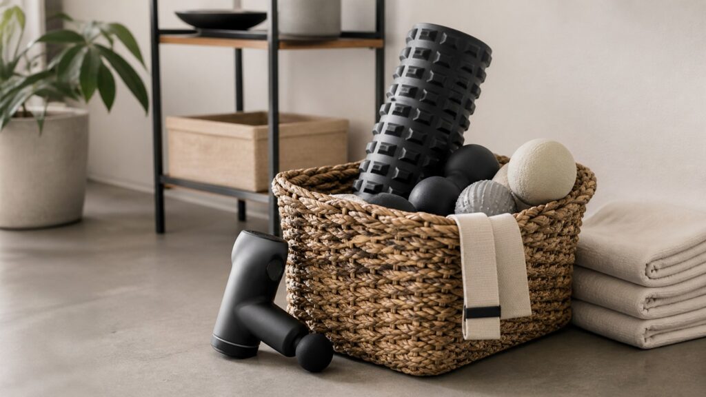 Unbranded muscle recovery tools products arranged for a careful buying comparison