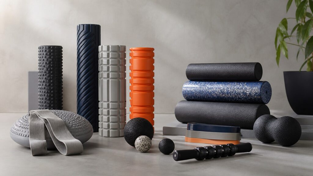 Unbranded muscle recovery tools products arranged for a careful buying comparison