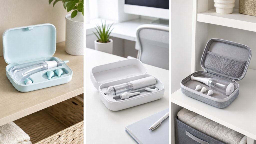 Unbranded nasal irrigation devices products arranged for a careful buying comparison