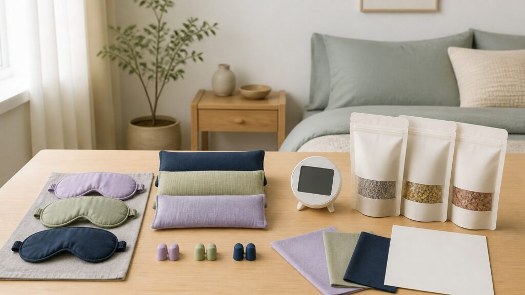 Unbranded natural sleep & relaxation products products arranged for a careful buying comparison