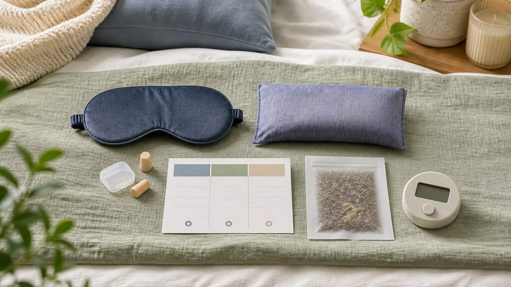 Unbranded natural sleep & relaxation products products arranged for a careful buying comparison