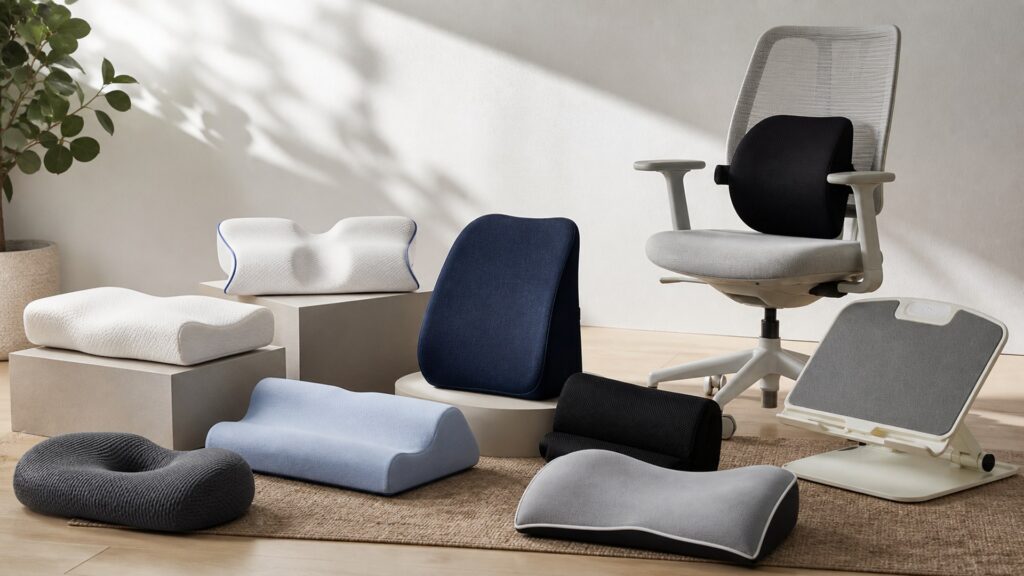 Unbranded neck & spine relief devices products arranged for a careful buying comparison