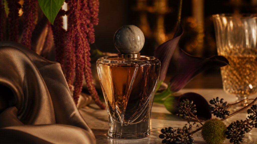 Unbranded editorial arrangement illustrating How to Choose Niche Fragrance for Special Occasions
