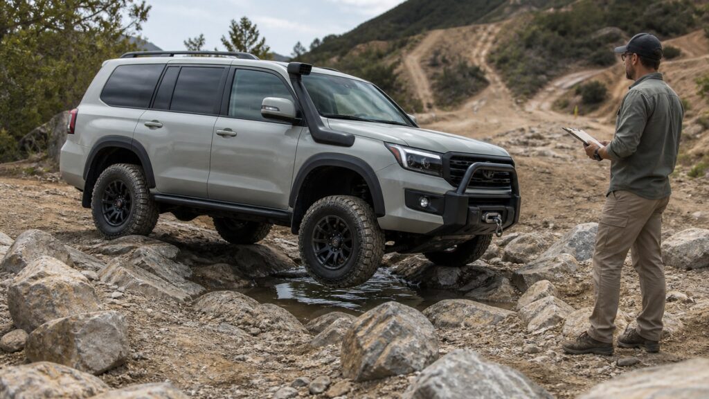 off-road vehicles shopping setup for test drive priorities with practical vehicle-focused details