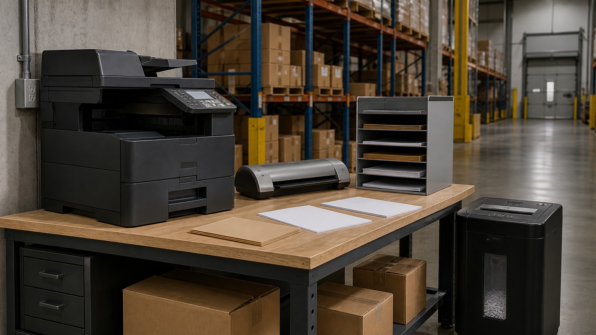How to Choose Office Machines for Warehouse Teams