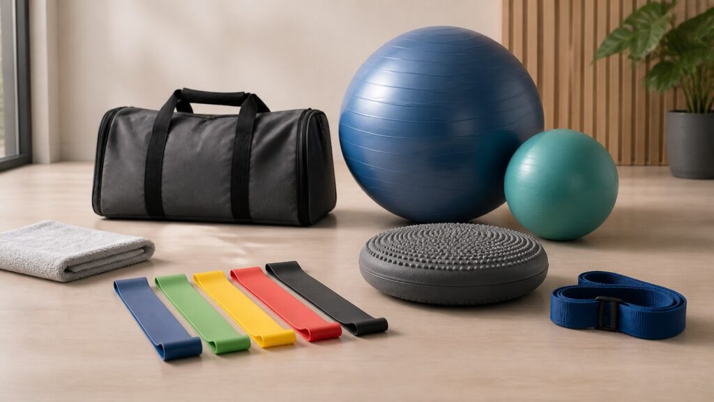 Unbranded physical therapy equipment products arranged for a careful buying comparison