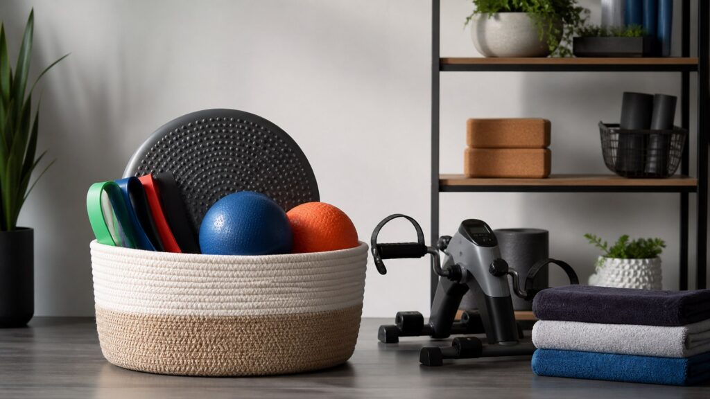 Unbranded physical therapy equipment products arranged for a careful buying comparison