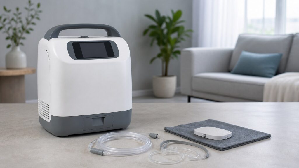 Unbranded portable oxygen concentrators products arranged for a careful buying comparison
