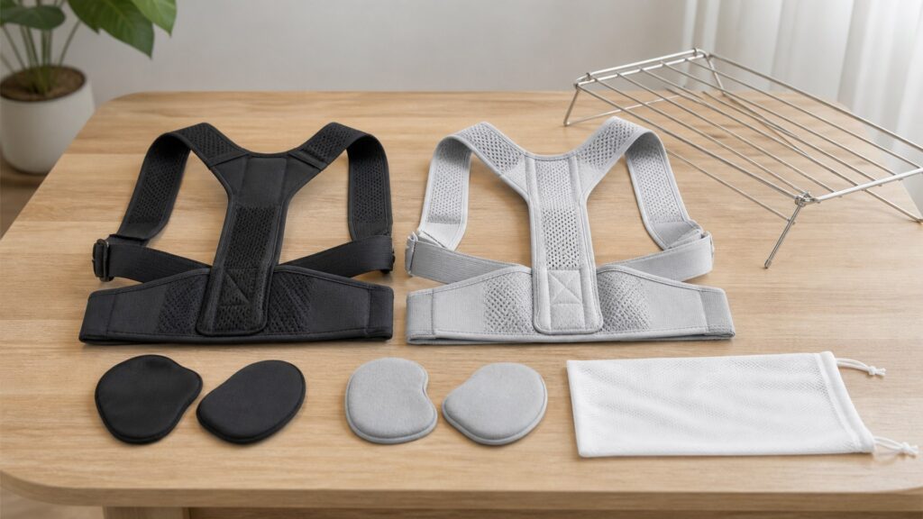 Unbranded posture correctors products arranged for a careful buying comparison