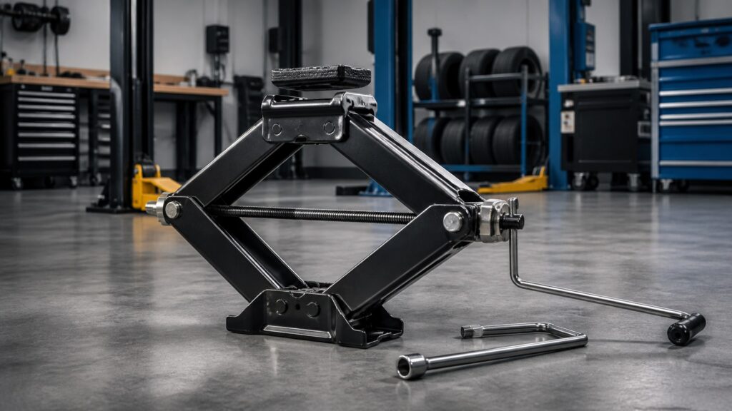 scissor jacks shopping setup for professional shop use with practical vehicle-focused details