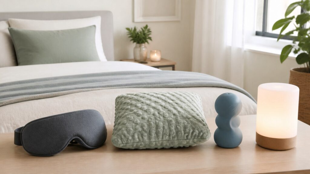 Unbranded sensory relaxation devices products arranged for a careful buying comparison