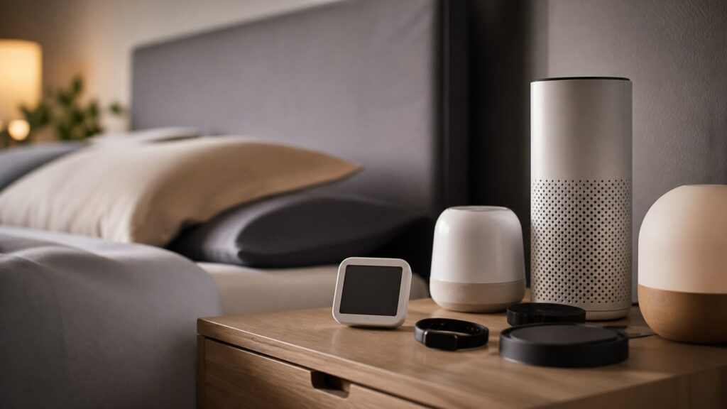 Unbranded sleep environment devices products arranged for a careful buying comparison
