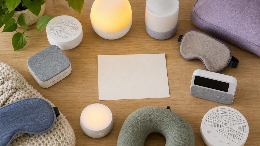 Unbranded sleep & relaxation devices products arranged for a careful buying comparison