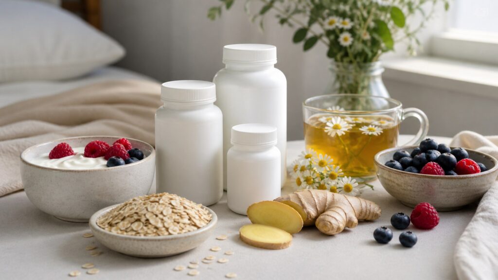 Unbranded sleep supplements products arranged for a careful buying comparison