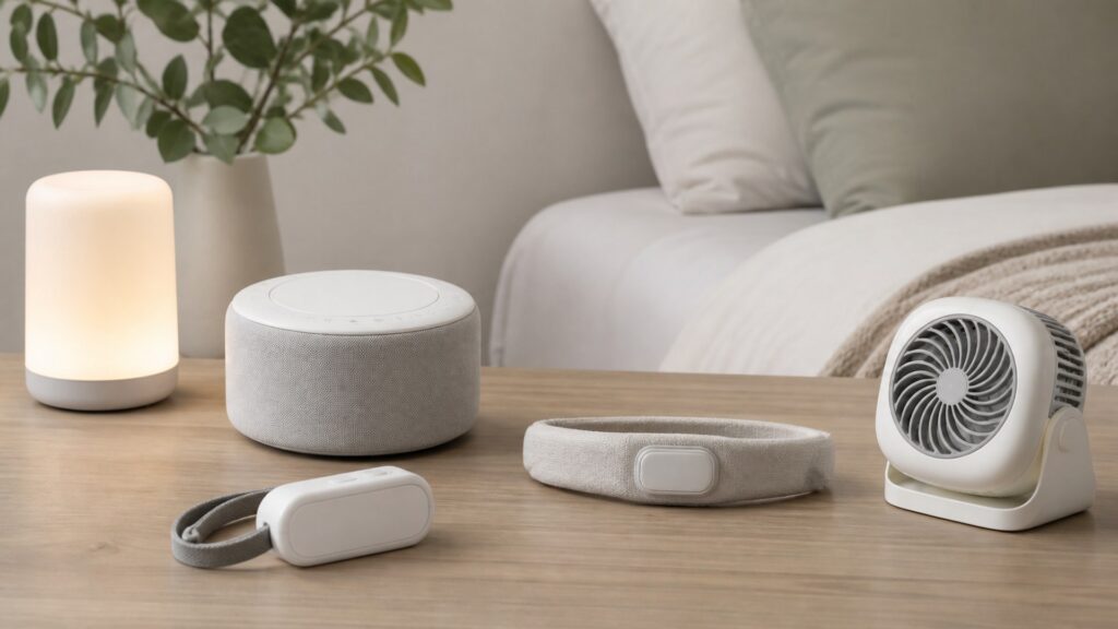 Unbranded sleep therapy devices products arranged for a careful buying comparison