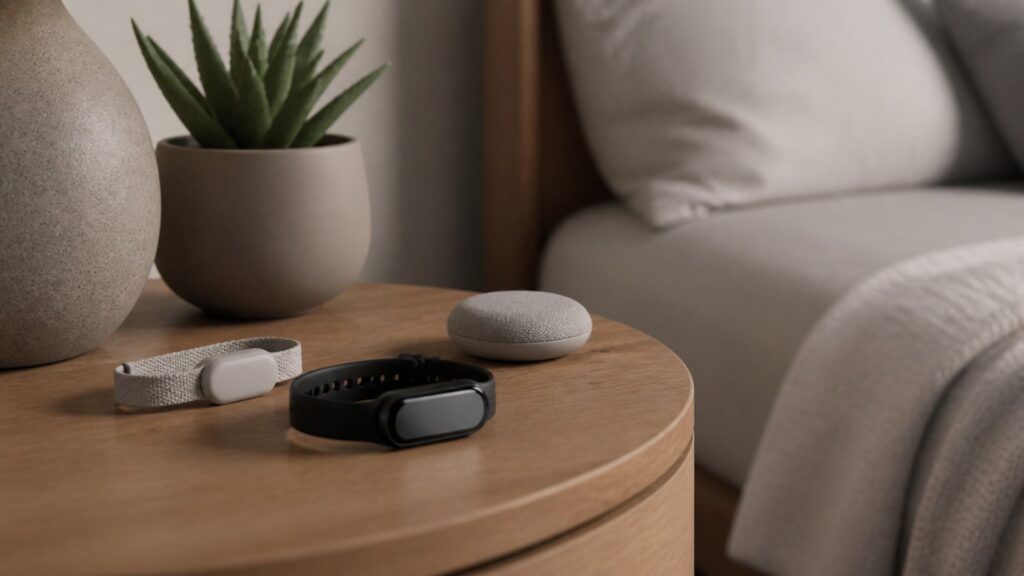 Unbranded sleep tracking devices products arranged for a careful buying comparison