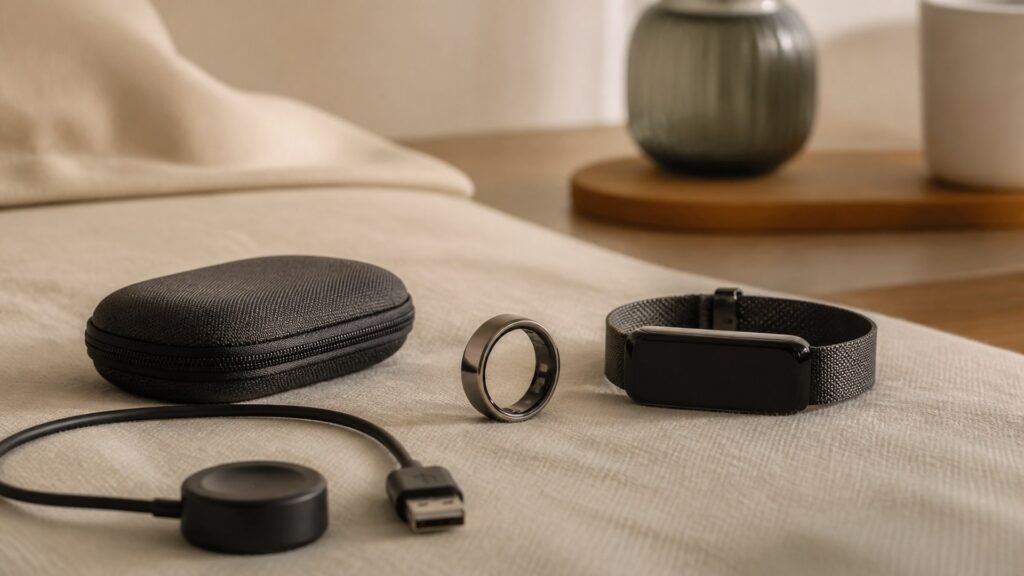 Unbranded sleep tracking devices products arranged for a careful buying comparison