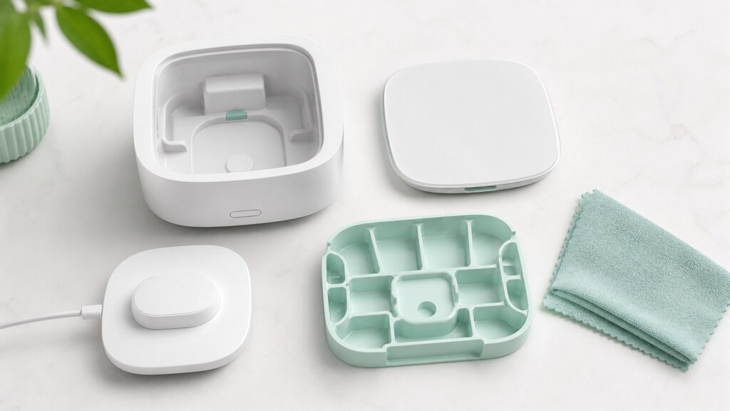 Unbranded smart pill dispensers products arranged for a careful buying comparison