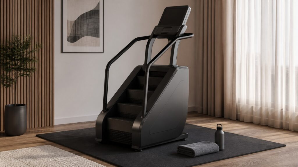 stair machines for quiet operation arranged in a practical buyer guide scene