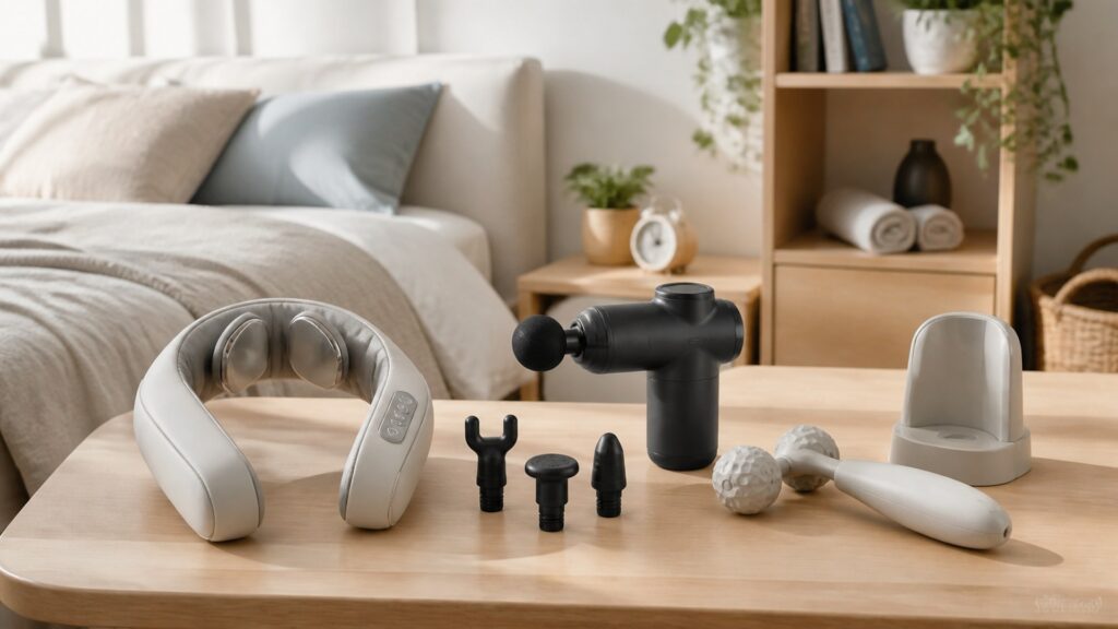 Unbranded stress relief massagers products arranged for a careful buying comparison