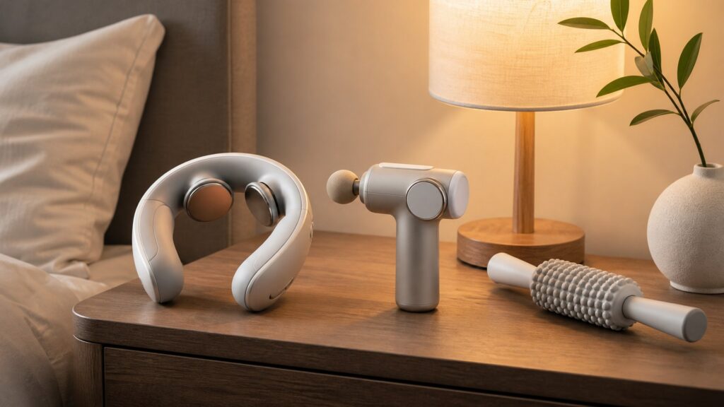 Unbranded stress relief massagers products arranged for a careful buying comparison