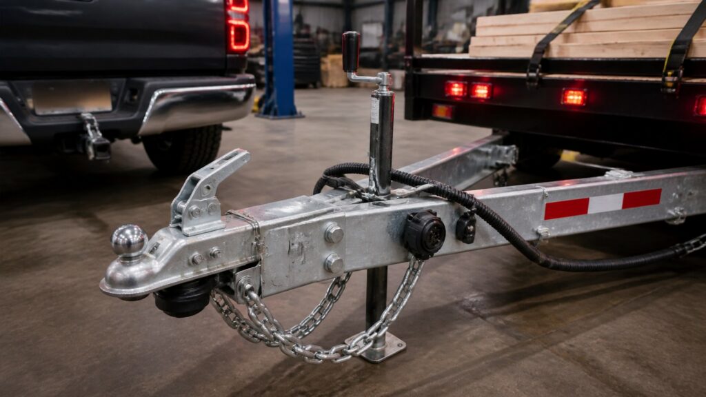 trailer couplers shopping setup for trailer wiring and braking with practical vehicle-focused details
