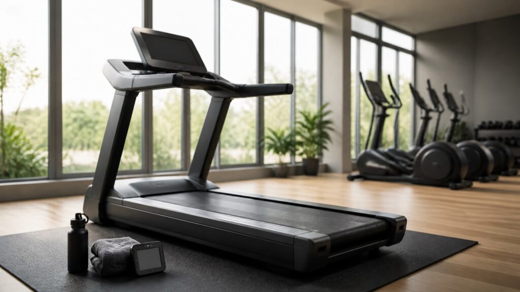 treadmills for interval sessions arranged in a practical buyer guide scene