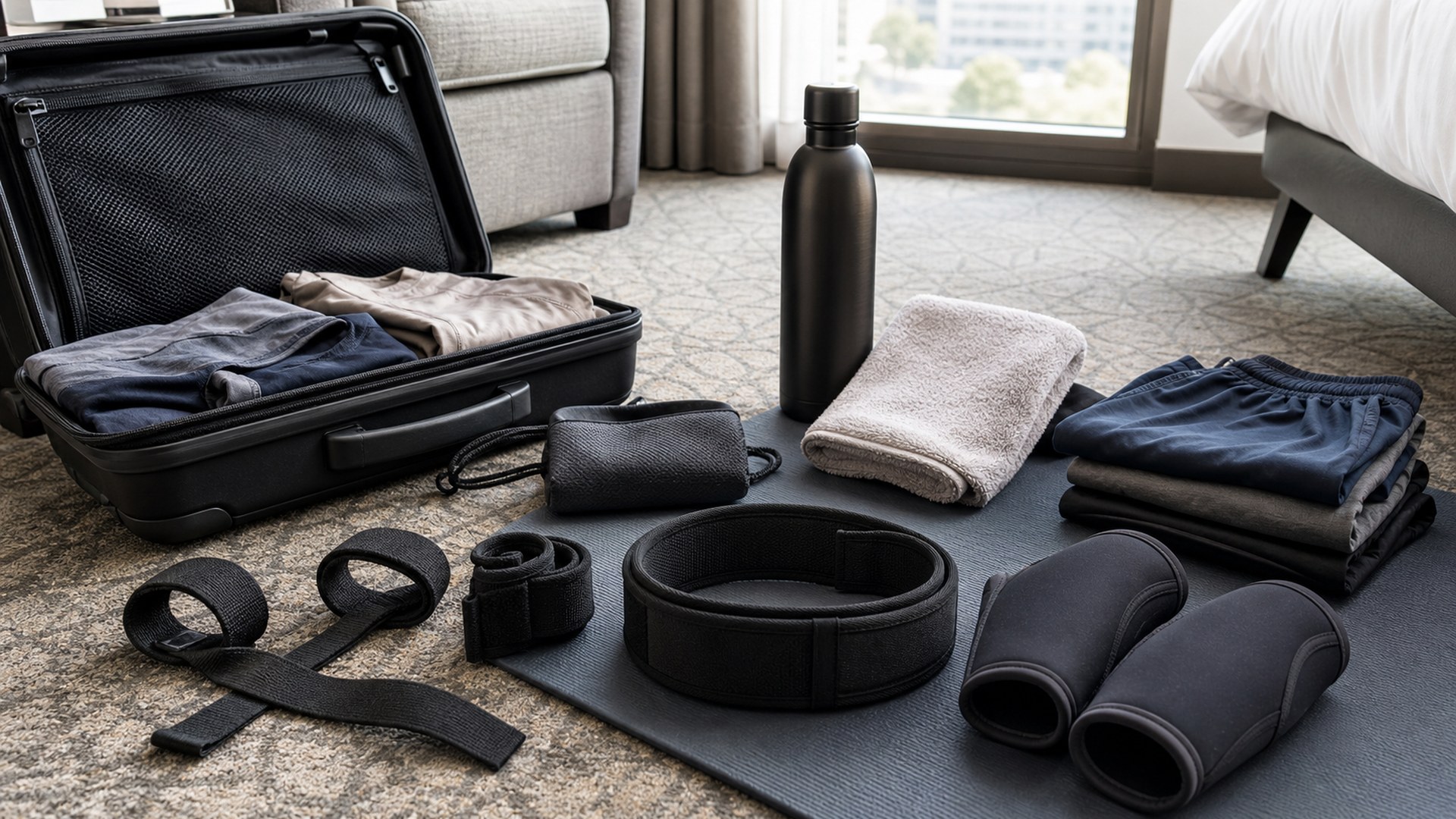 How to Choose Weightlifting Accessories for Travel Gyms