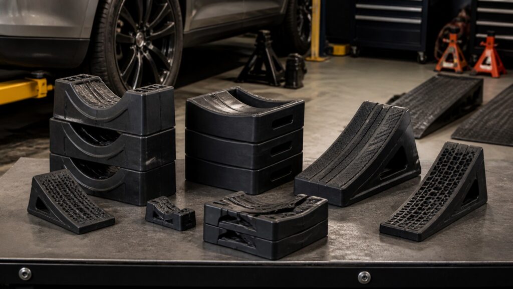 wheel cribs shopping setup for jack stands & ramps tool selection with practical vehicle-focused details