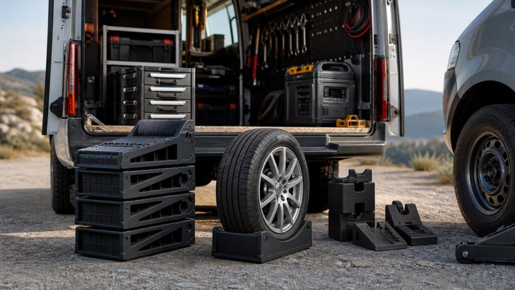 wheel cribs shopping setup for mobile mechanic kits with practical vehicle-focused details