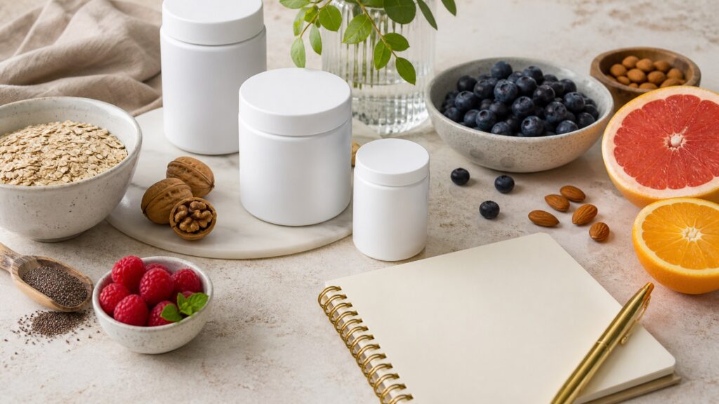Unbranded immune support supplements products arranged for a careful buying comparison