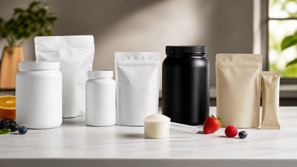 Unbranded immune support supplements products arranged for a careful buying comparison