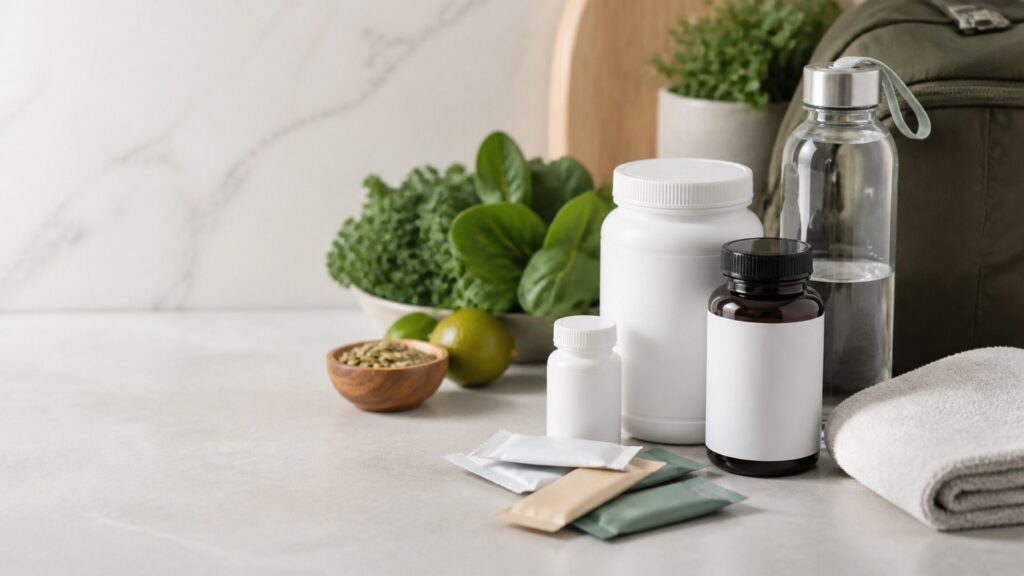 Unbranded joint & bone supplements products arranged for a careful buying comparison