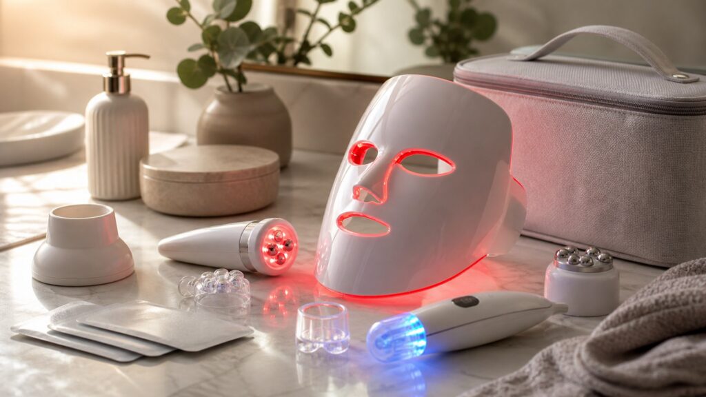 Unbranded led acne devices arranged for a at-home treatment goals buying guide